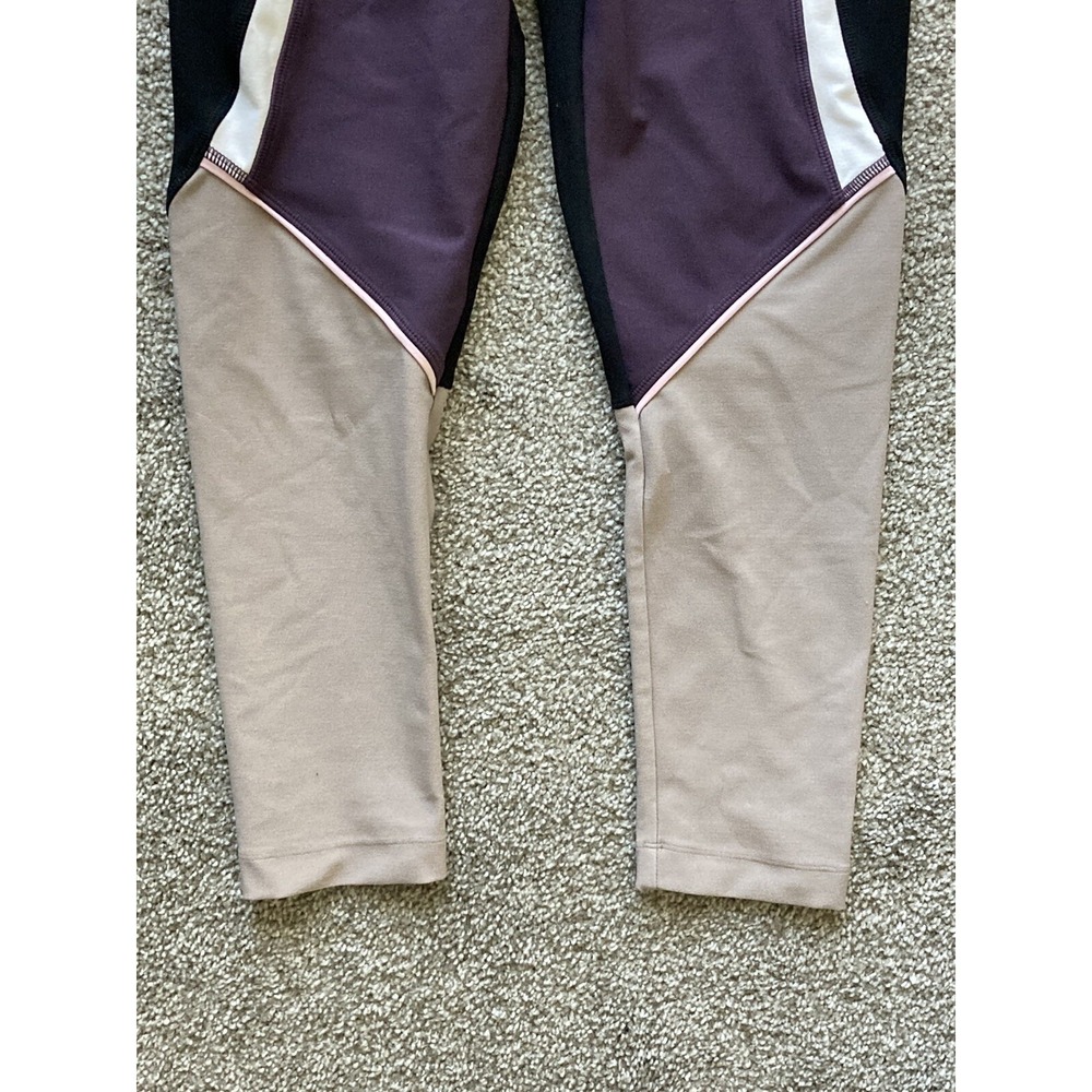 Mondetta Womens High Waisted Active‎ Legging Black RoseWood XS NWT Gym Workout - Picture 3 of 8
